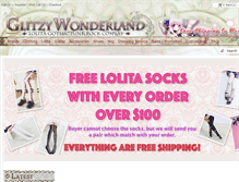 Tablet Screenshot of glitzywonderland.com